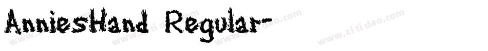 AnniesHand Regular字体转换
